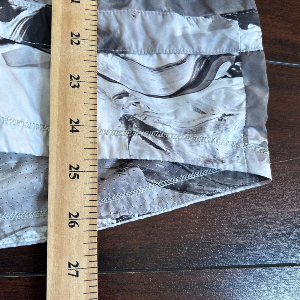 Lululemon Miss Misty Jacket II Hooded Full Zip Packable Sz 4 Marble Black White - Picture 7 of 10